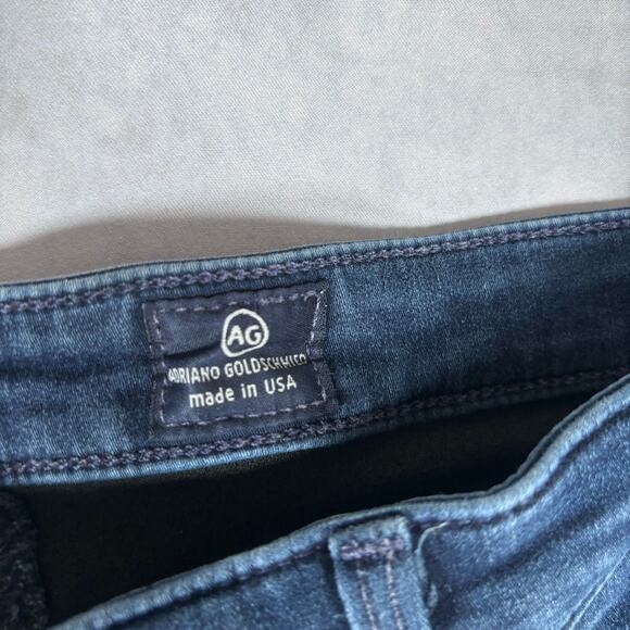 ADRIANO GOLDSCHMIED Womens 30RThe Middi Mid-Rise Legging  Made in USA Jeans - Picture 3 of 11